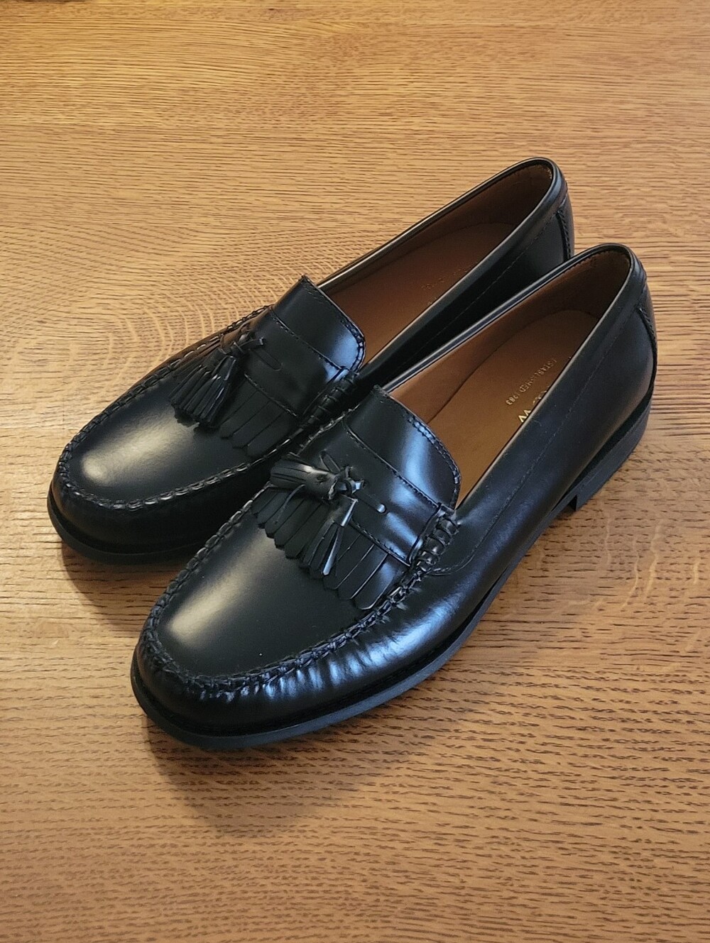 J. Crew Camden Kiltie Tassel Loafers with rubber soles - black - Picture 7 of 14